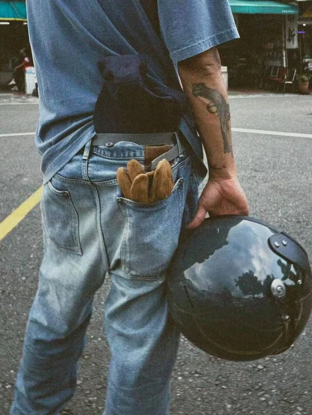 

Джинсы MADN к 0-летию, новогодняя лимитированная серия, из состаренного денима, плотные мужские длинные джинсы, винтажные, прямого кроя...