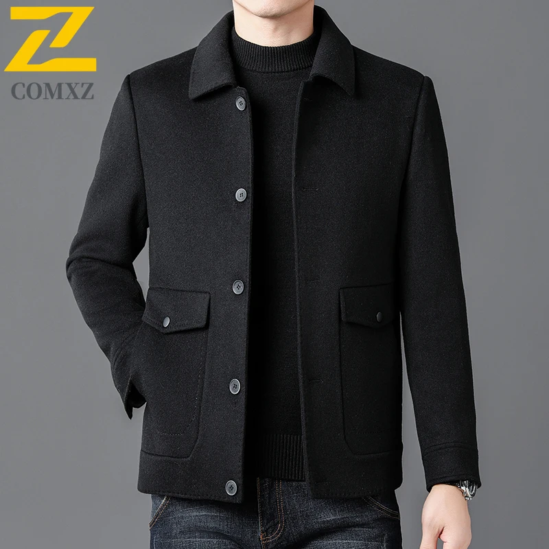 Winter Wool Overcoat Man 2025 Trendy Premium Windproof High Quality Jacket Classic Business Casual ​Comfortabl TrenchCoat