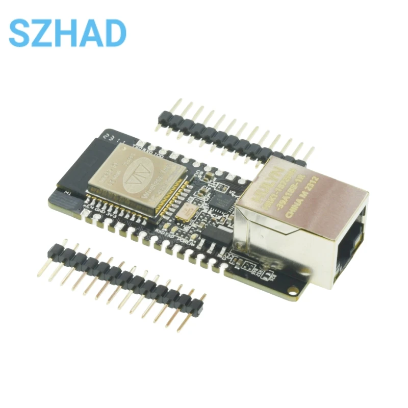 WT32-ETH01 Embedded Serial Port Networking Bluetooth-compatible Ethernet WIFI Combo Gateway MCU ESP32 Wireless Module WT32 ETH01