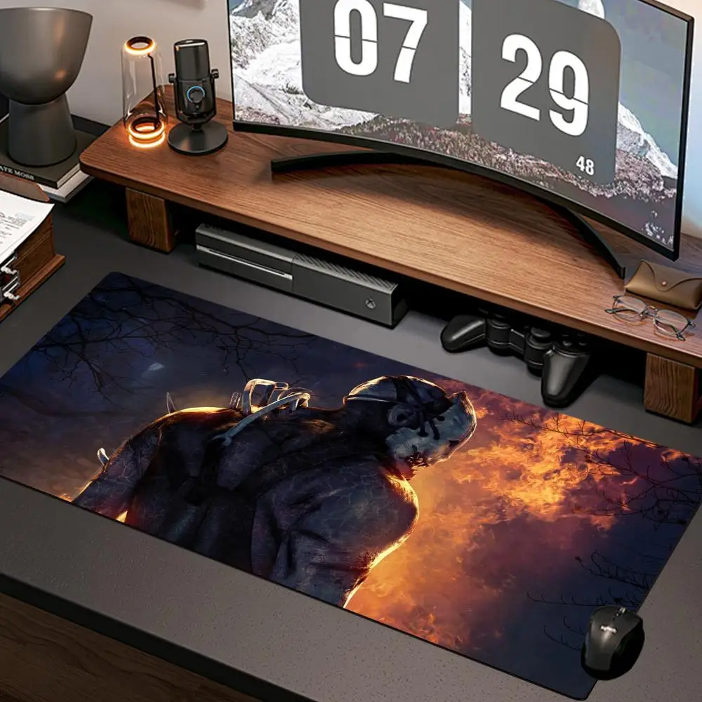 D_dead by D_daylight Gaming Mouse Pad for Computer Gamer Anti-slip Rubber Laptop Mice Pad XXL Mousepad Desk Mat Extended Pad