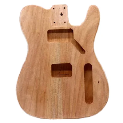 DIY For Unfinished 6-String Electric Guitar Body ST Barrel Design Maple Material On Back/Side