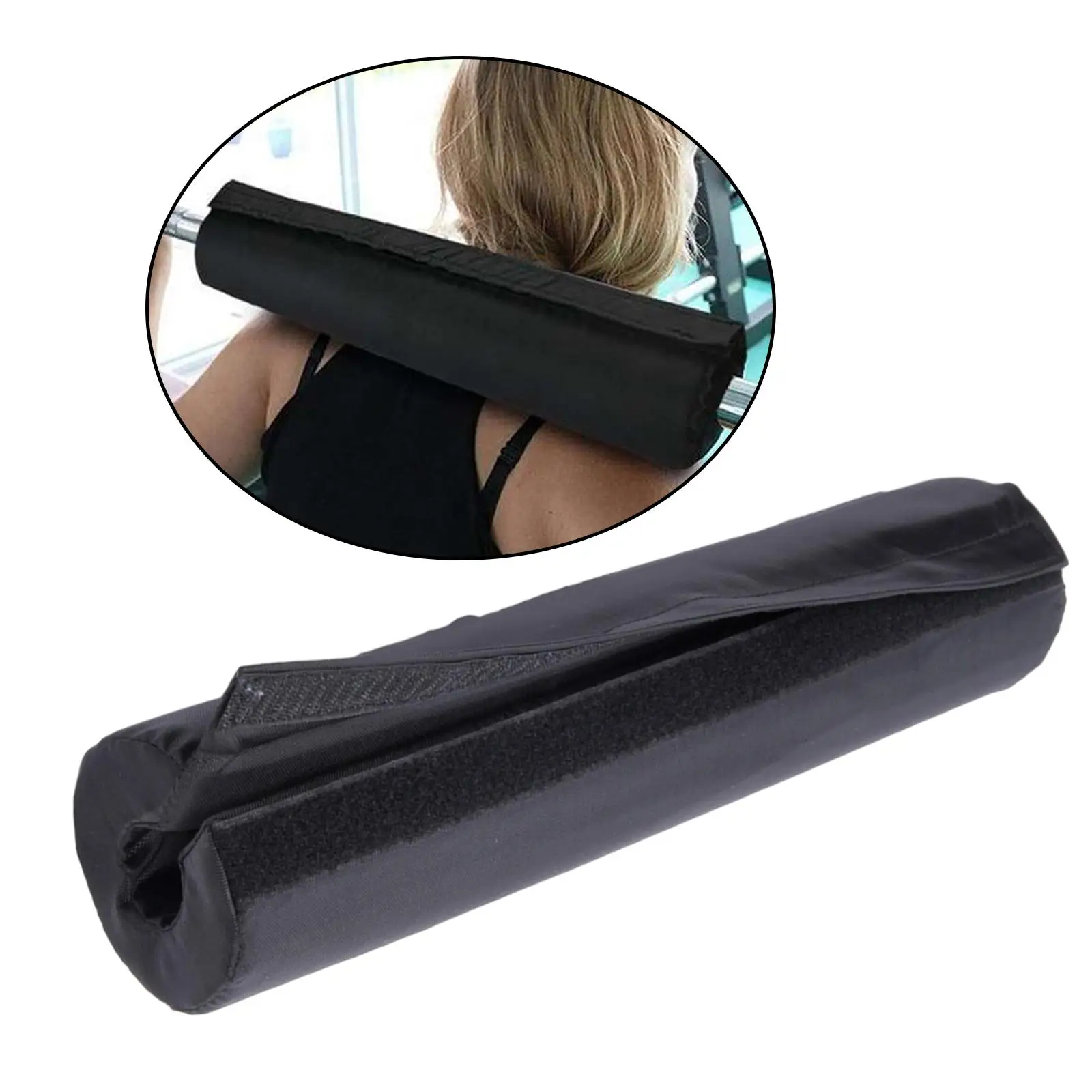 Portable Barbell Foam Nylon Support Protective Weight Lifting Sponge Squat Pad for Lunges Standard Bars Adult Athlete