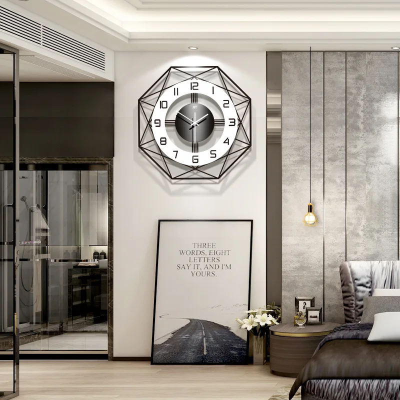 

Nordic Simple Wall Clock Home Decoration Clock Fashion Creative Clock Wall Clock Modern Design Shabby Chic Digital Wall Clock