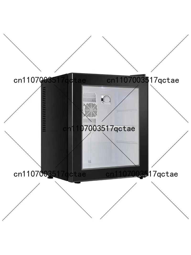 30L No Frost Quiet Glass Door Portable Mini Fridge for Home