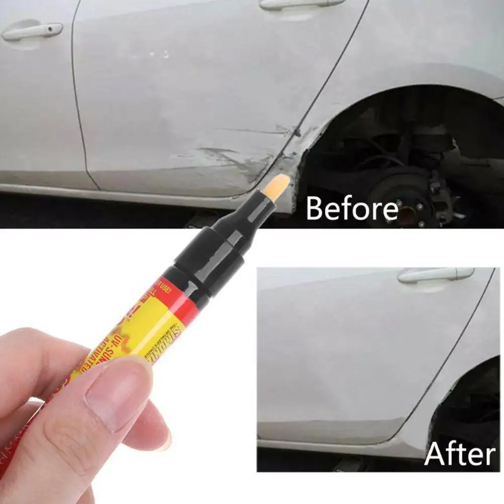 รถ High GLOSS Paint UP ปากกา Scratch Repair MARKER Auto Remover สี Scratch Repair ยาง FILLER ปากกาเครื่องมือดูแล ST J5c1