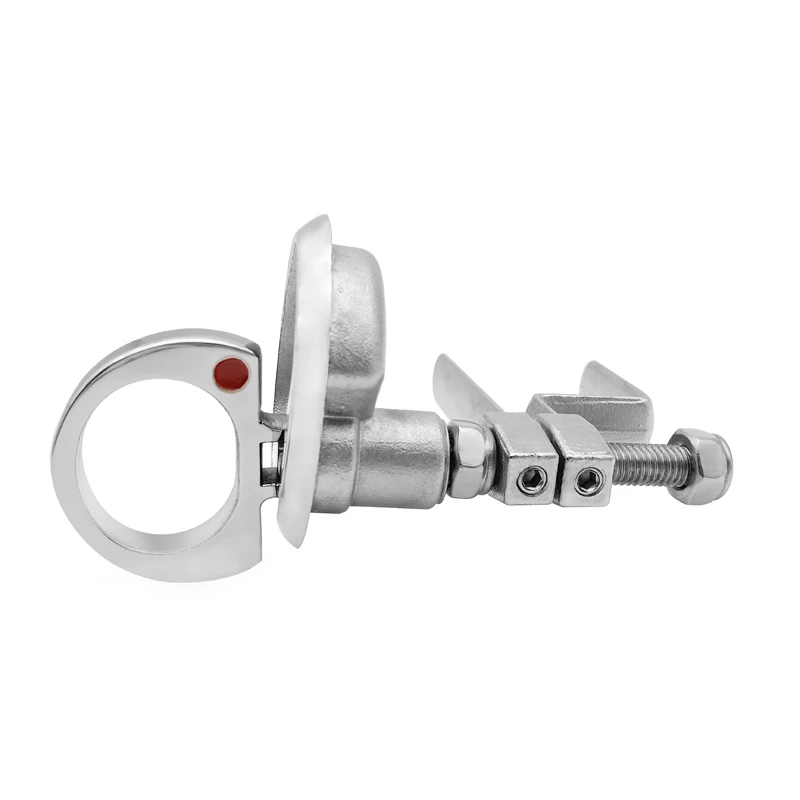 Boat Handle Flush Mount Stainless Steel Hatch Latch Lift Handle Turning Lock Marine Hardware