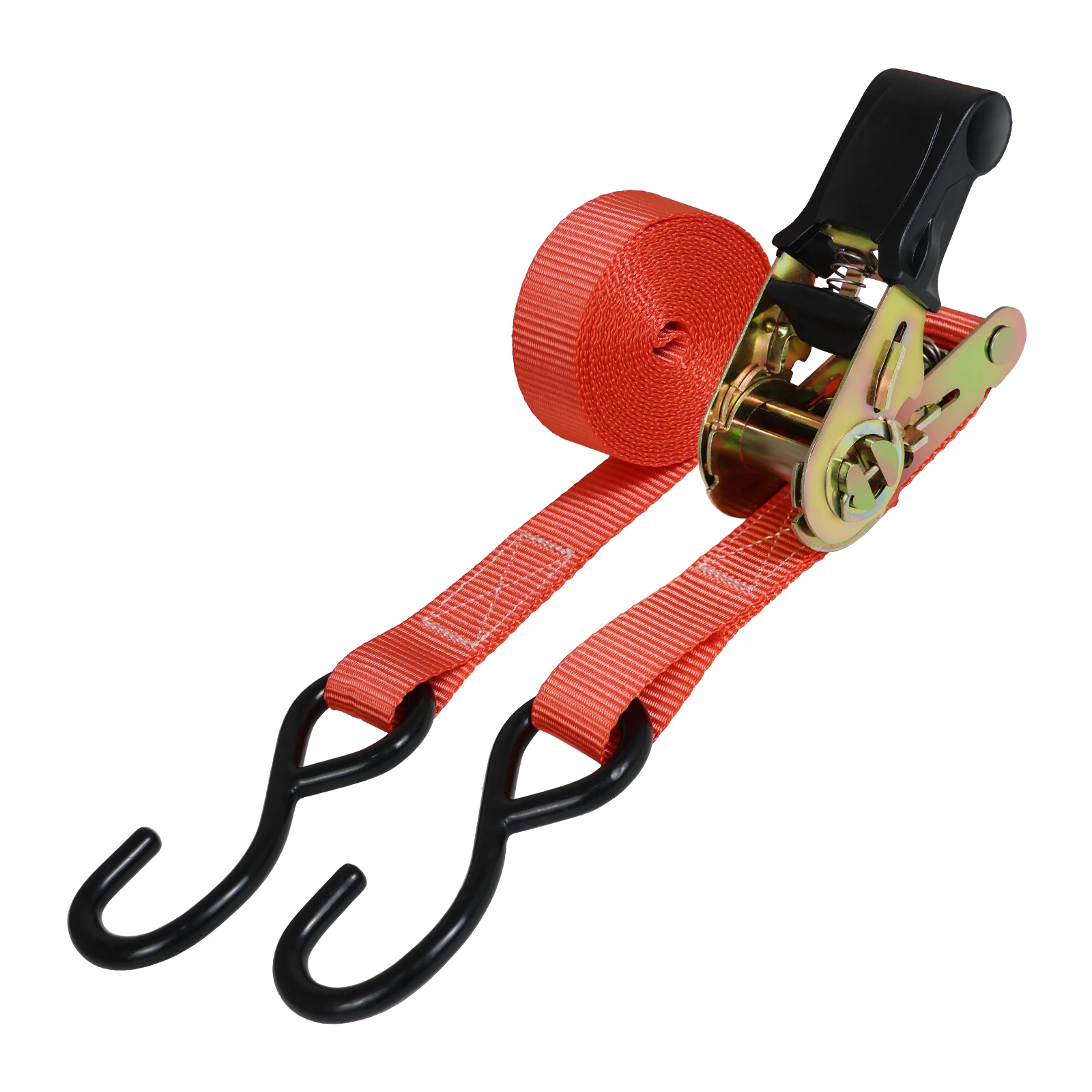 

Strong Ratchet Tie Down Straps Double S Hook Cargo Lashing Belt Heavy Duty Tensioner Fixing Strap for Truck Car Trailer Luggage