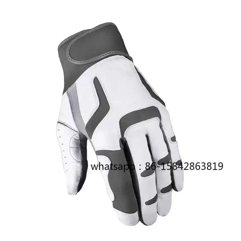 Golf Men's Gloves, Comfortable Shock-absorbing Durable Sheepskin Gloves