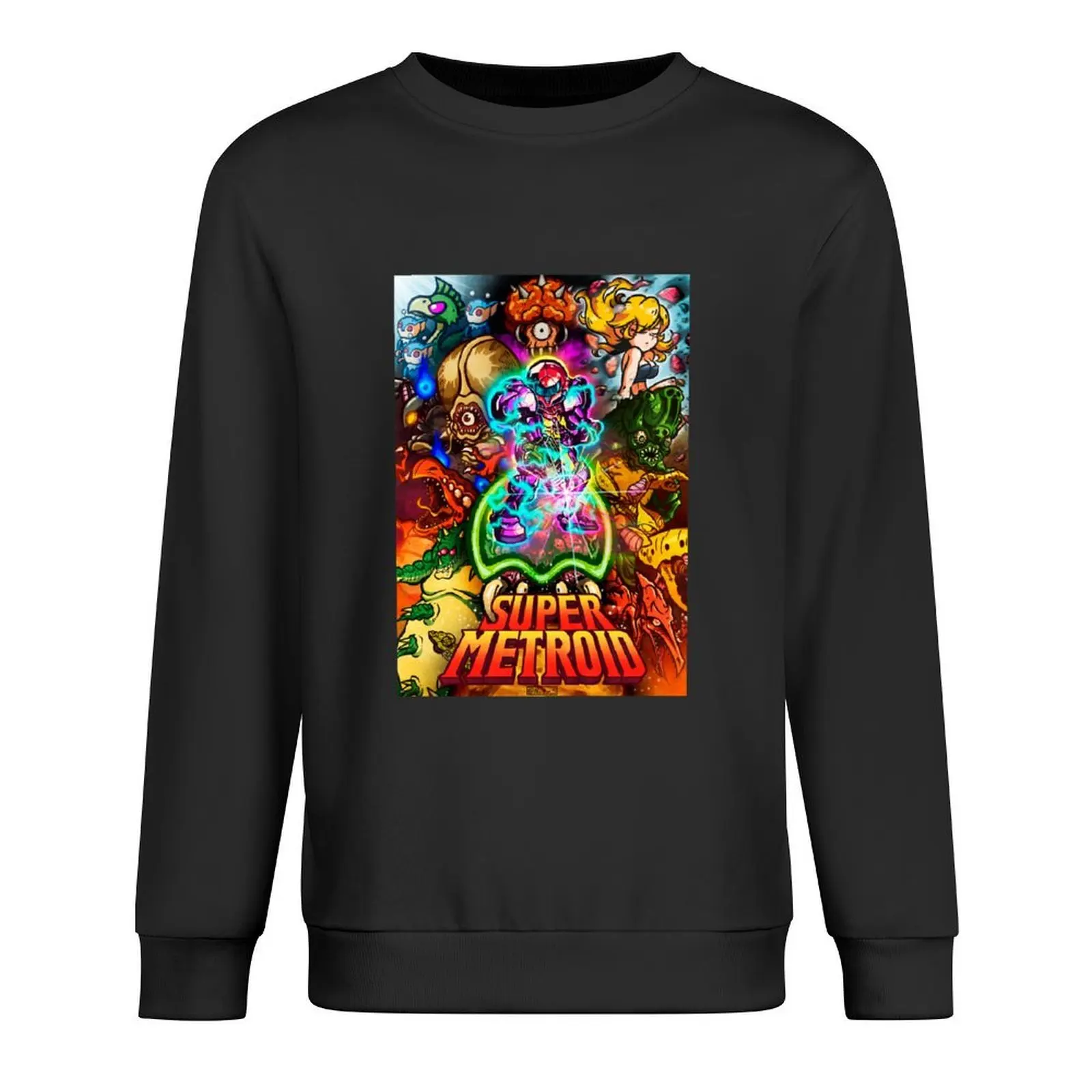 

Super Metroid Illustration Pullover men's clothing clothes for men men's clothes men's autumn clothes men sweatshirt