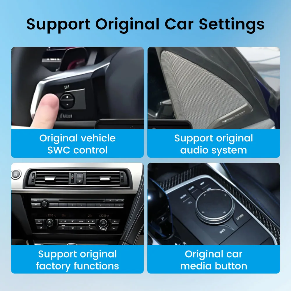 For BMW 3 4 Series 2012-2017 NBT EVO System Car Radio GPS Navigation Multimedia Display Head Unit Video Player Carplay 10.25”
