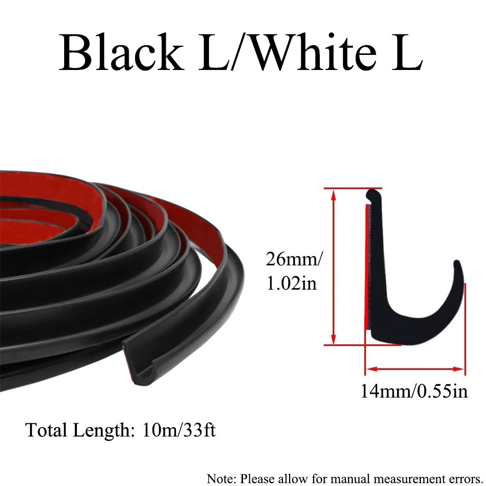 New 5/10m TPE Rain Gutter J Shape RV Rain Gutter RV Rain Gutter Rain Gutter Self Adhesive Roof Rain Diversion Strip for Truck