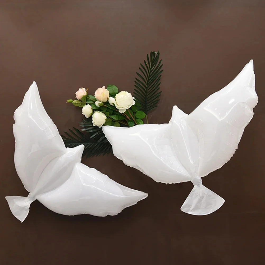 

10pcs Dove Balloons White Pigeon Design For Birthday Party Wedding Outdoor Events Memorial Festival Garden Decor Party Supplies