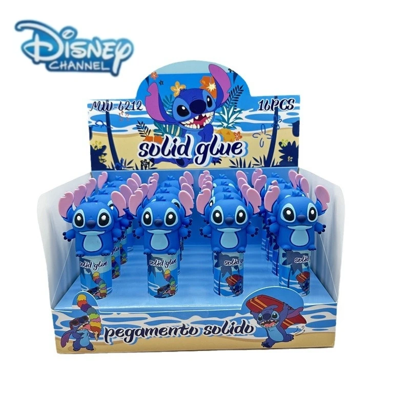 

Disney Stitch Silicone Doll Solid Glue Kawaii Cartoon Ornaments Glues Stick Learning Utensils Hand Account Tools School Supplies