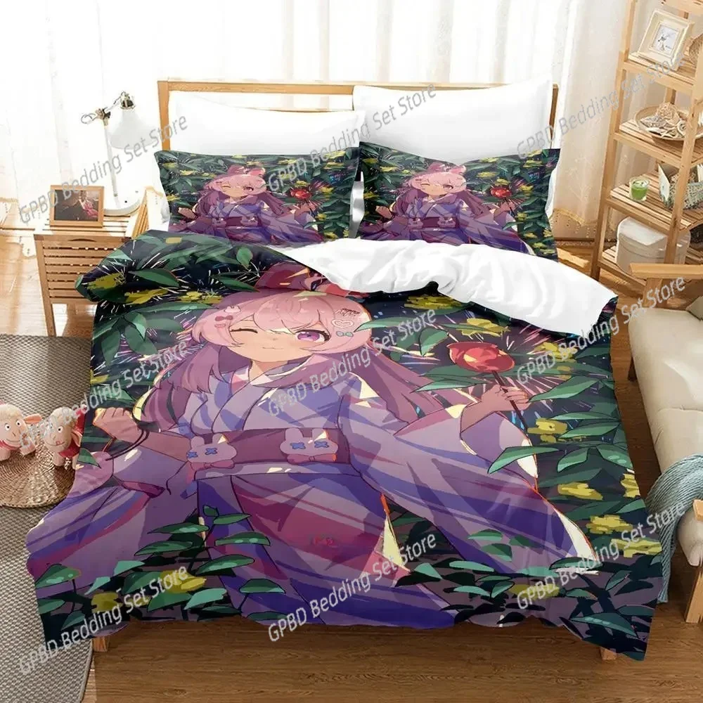 

Kawaii Pipkin Pippa Comfortable Duvet Quilt Cover Pillowcase Bedding Set Children Bedroom Decoration Home Textile