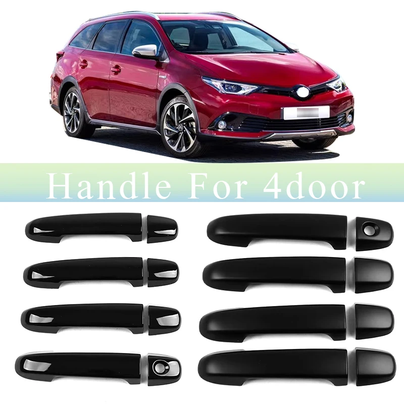 

Дверная ручка для 13-18 Toyota Auris E180, декоративная яркая ручка для дверной чаши, устойчивые к царапинам аксессуары