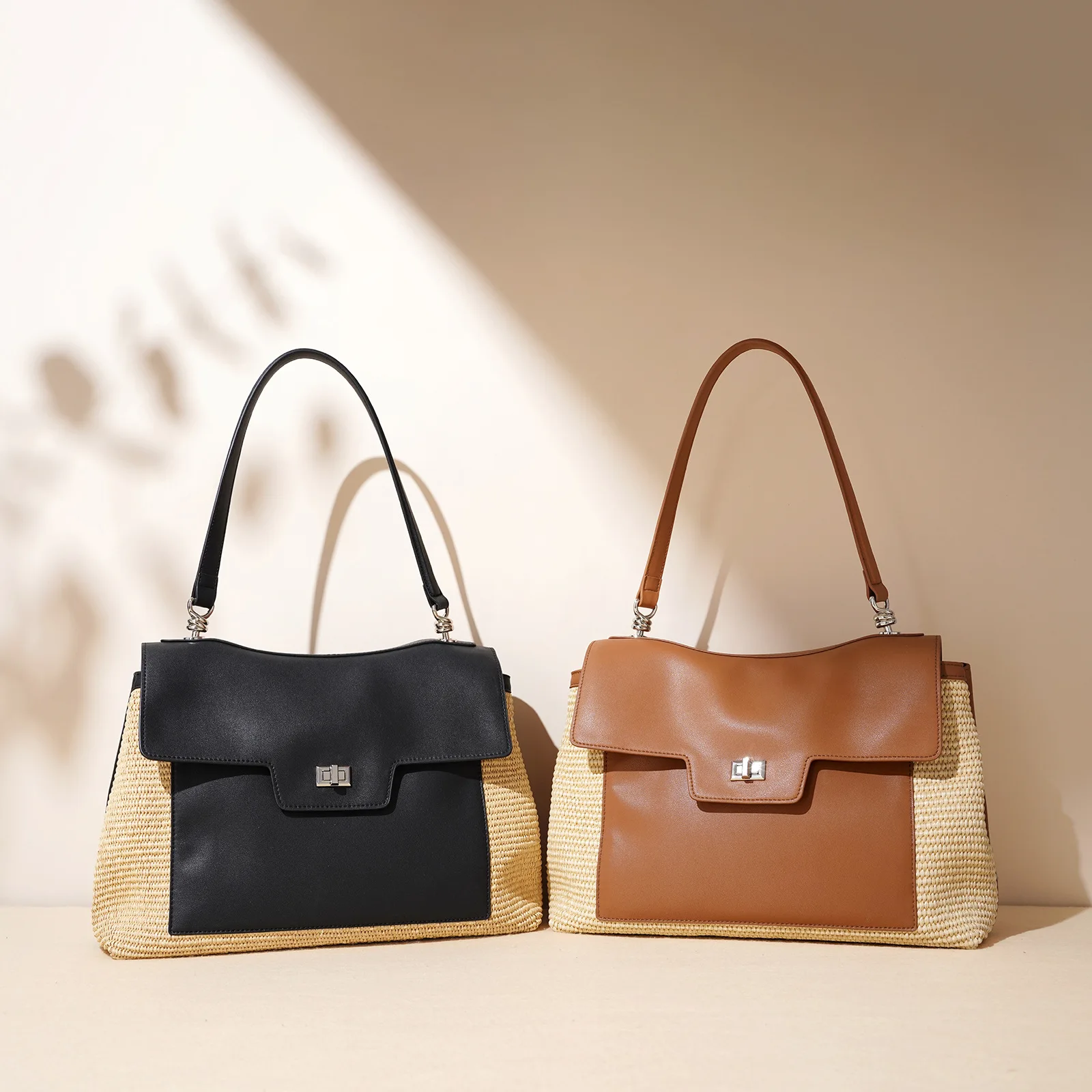 Classic Vintage Inspired Handbag With Solid Color And Textured Finish Designed Also As A Versatile Commuter Diaper Bag