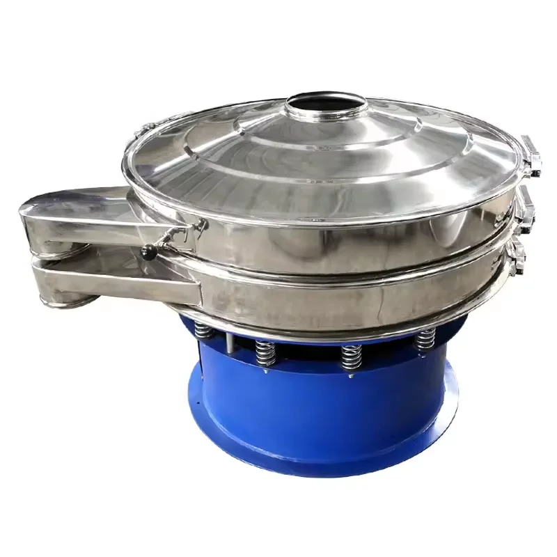 600-1800 mm size rotary vibrating screen for powder particle screening