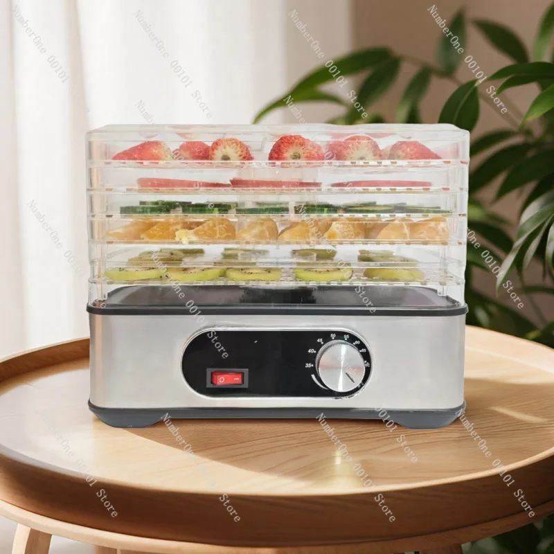 

Сушилка для фруктов и овощей Сушилка для закусок для домашних животных 5-слойная сушилка для обезвоживания из нержавеющей стали