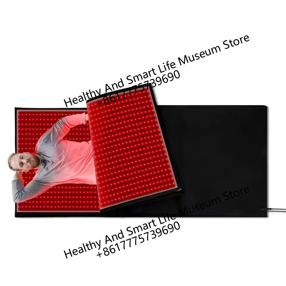 

CE Терапевтические подушечки для красного света, светодиодные подушечки для терапии ближнего инфракрасного света 660 и 850 нм, большие подушечки для лечения всего тела 2026