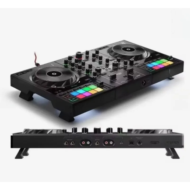 Inpulse500 Entry Level DJ Controller Portable USB Mixer Console For Live Streaming Party Beginner DJ Equipment