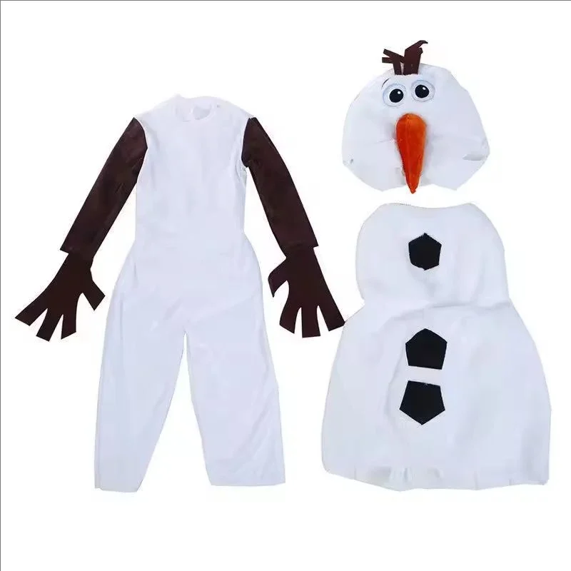 Santa Olaf Costume Infant Cute Snowman Baby Boys Girls Christmas Jumpsuit Santa Clothes Holiday Outfit For Toddler