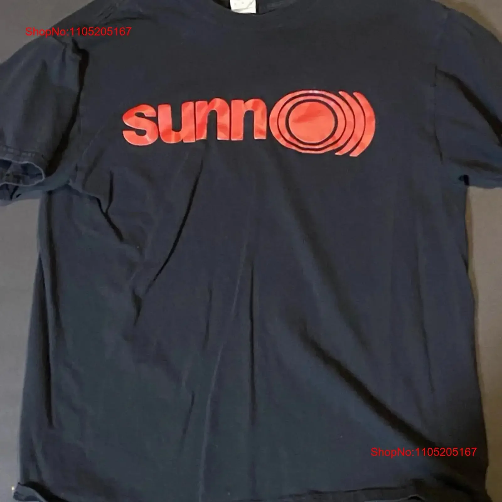 Sunn O Black Metal Band BASIC LOGO T Shirt Full Size S 5XL vintage Washed Casual designer clothes Soft graphic Comfortable
