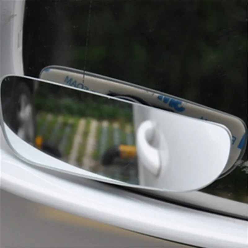 2 قطعة 360 ° مرايا الرؤية الخلفية المساعدة القابلة للتعديل بدون إطار مرآة صغيرة للسيارة بزاوية واسعة مرايا السيارة العمياء #1