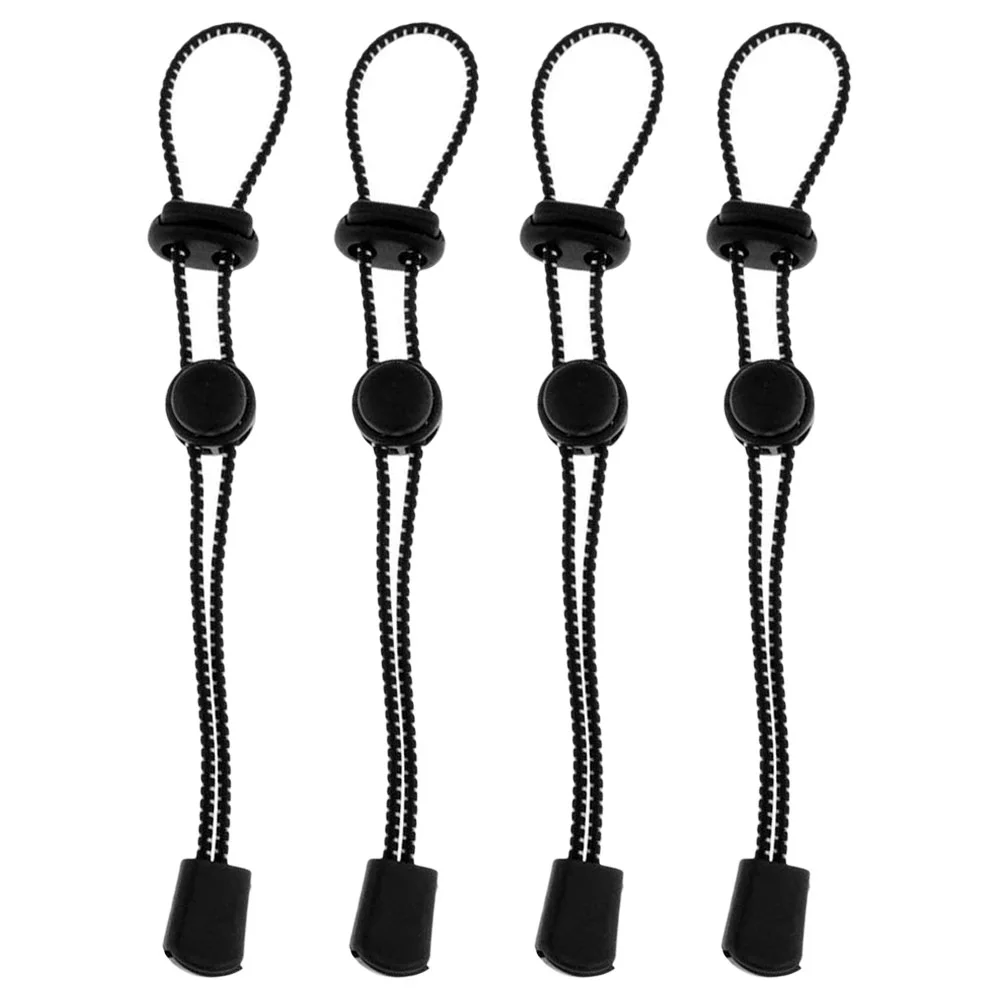 

4 Pcs Elastic Rope Walking Stick Straps Plastic Buckle Trekking Hiking Pole Holder