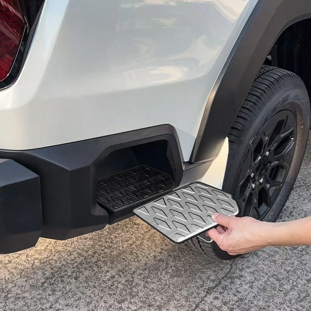 For Toyota Hilux 2026+ Rear Bumper Side Step Protector Stainless Steel Anti-Scratch Trim Cover 2PCS