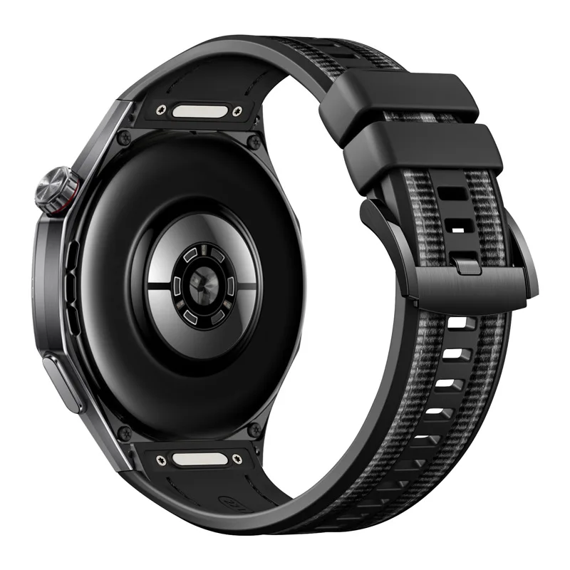 Nylon Silicone Composite Strap for Huawei Watch GT7 Pro 46mm No Gaps Quick Band for Huawei Watch GT6 Pro 46mm Wristband Bracelet