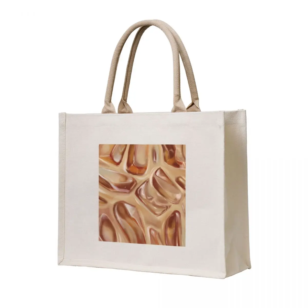 

iced coffee walk! Tote Bag tote bag screen shopper bag women canvas Handbags women reusable shopping bags