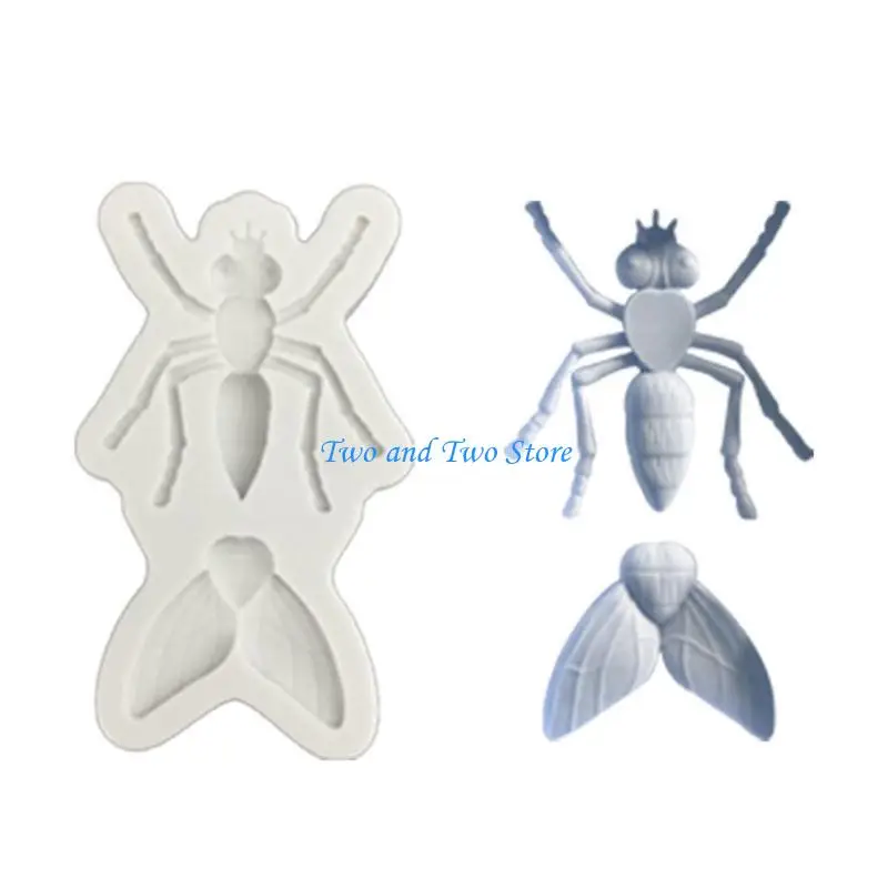 

HX6F Lightweight Silicone Realistic Insect Shaped Mold For Themed Parties Photography Props Jewelry Accessories Maker
