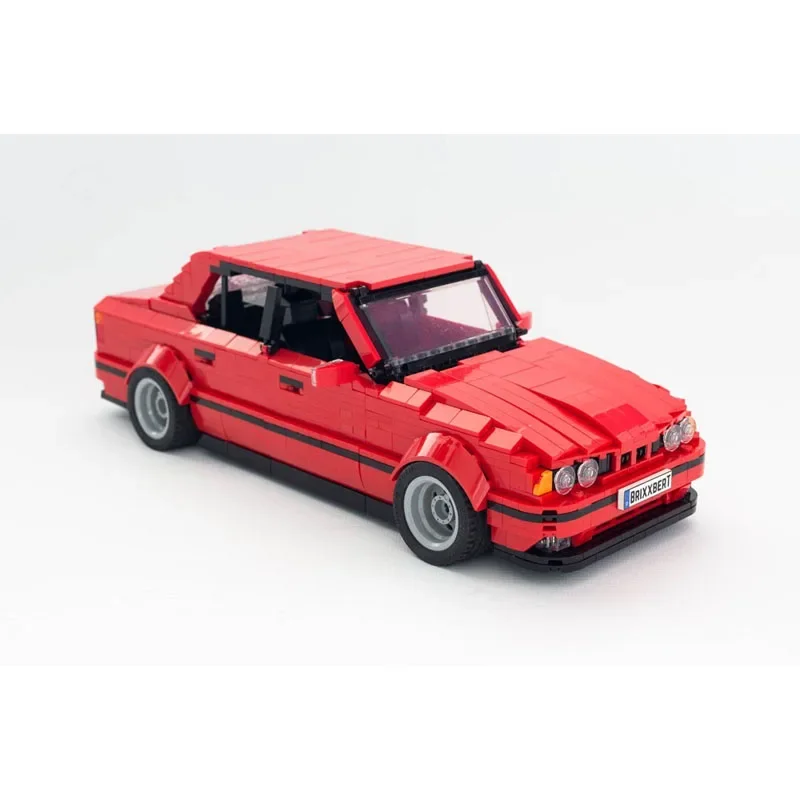 子供のための古典的なスーパーカーレーシングビルディングブロック,新しいMOC-M5パーツ,e34,1514