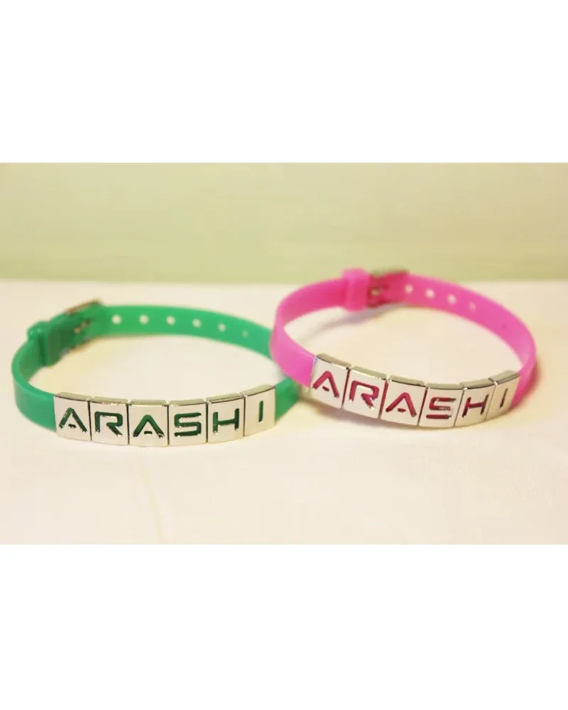 MM Friendship Bracelet English A-Z 26 Letters Number Charm Fit 8mm Rubber Colorful DIY Making Jewelry 2024 Women image 5