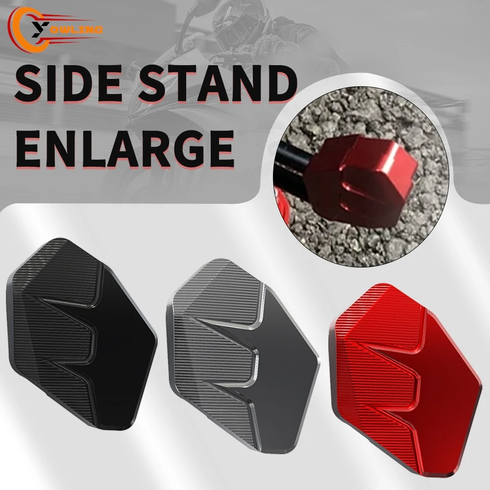 Foot  Side brace assist Pad FIT For KYMCO CT300 Downtown 200i 300i 350i 300 Xciting 250 300 400 Kickstand Support Plate Enlarge