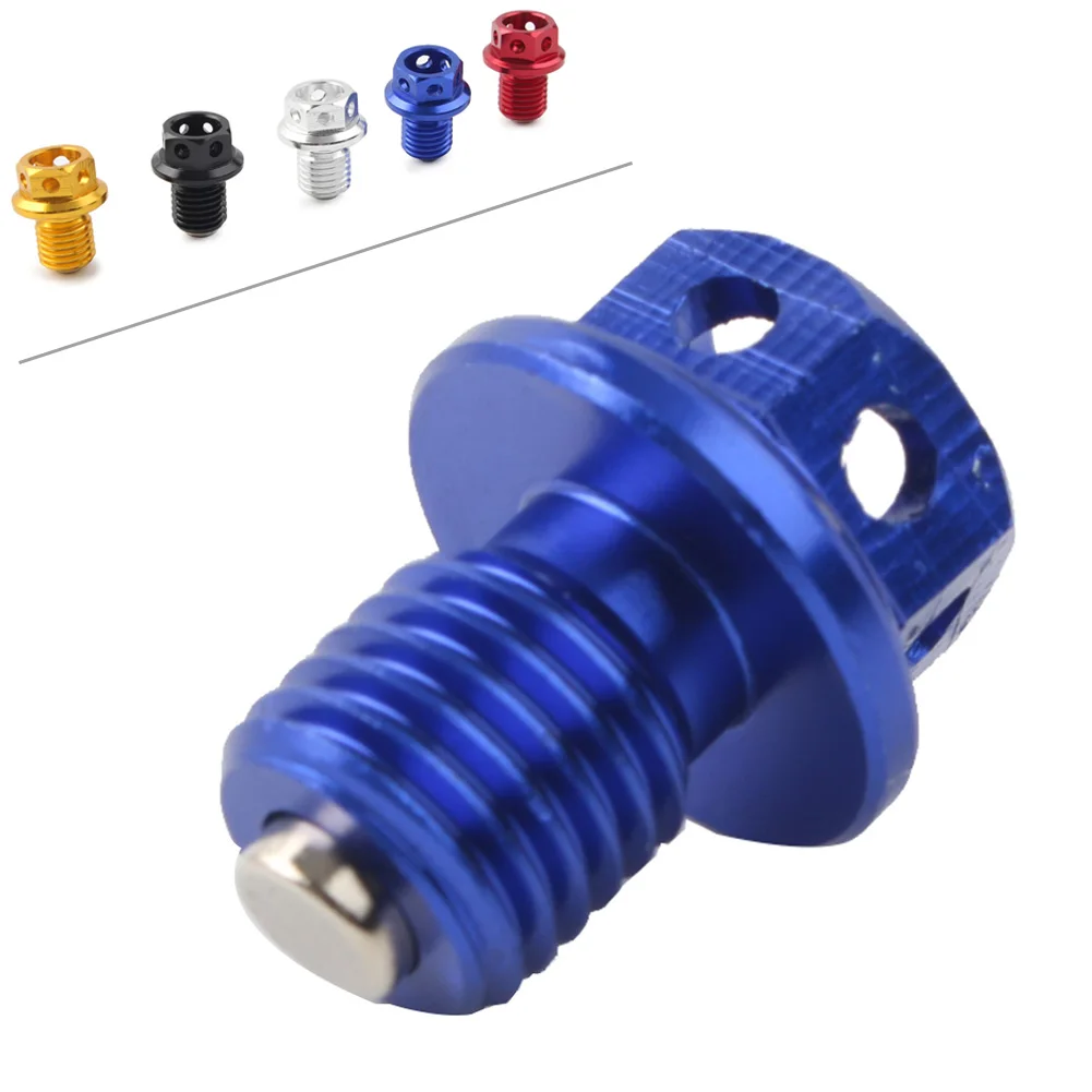 Aluminum M12 x P1.5 Oil Drain Plug Bolt Screw For Honda CRF XR Z 50 CR 80 125 250  XR 100 250 Dirt Bike