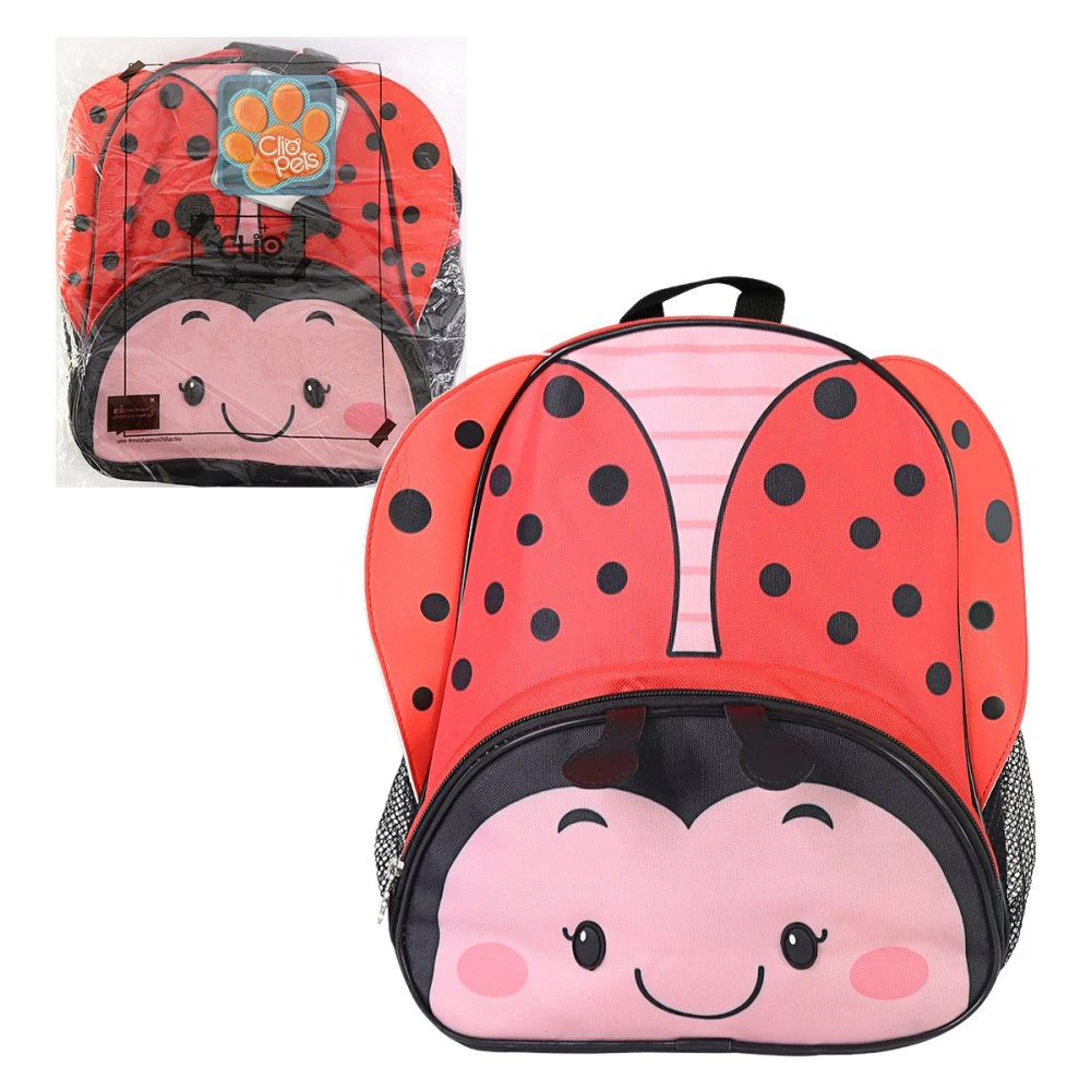 Backpack with Children's Straps-Ladybug