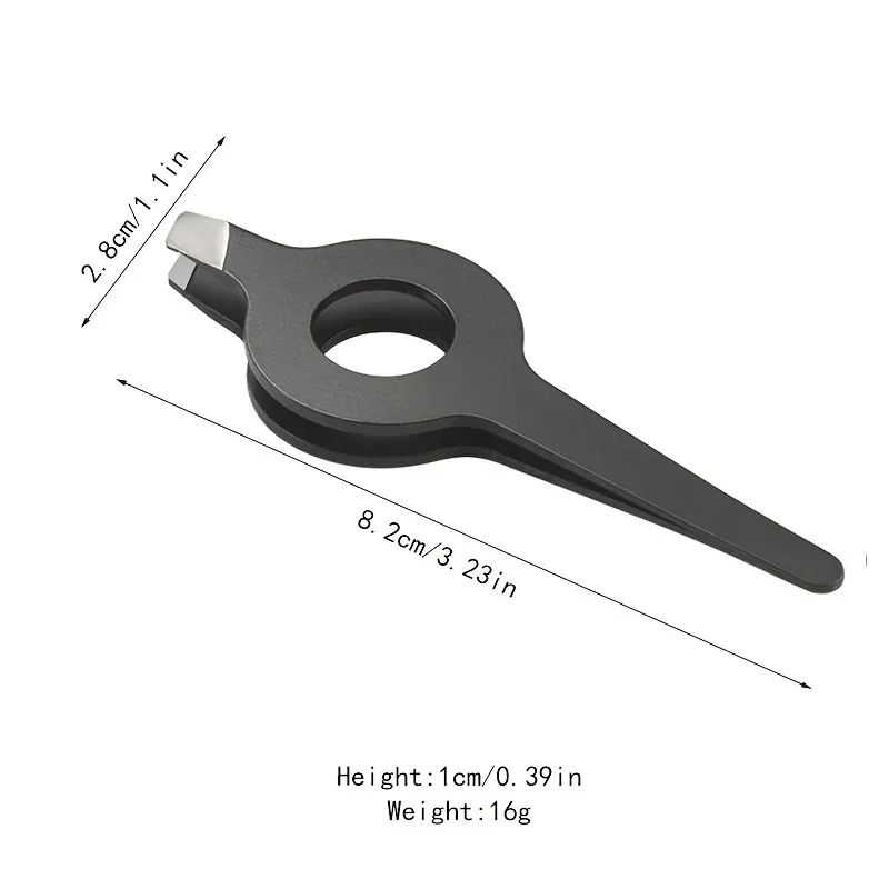 Out handle pig 1 pçs máquina de cortar cabelo pinça inclinada com oco profissional sobrancelha removedor de pêlos faciais prático ferramenta de beleza para mim