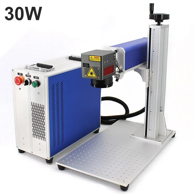 20w 60w 80w Mopa Fiber Laser 100w Laser Marking Machine Jewelry Metal Silver Gold Laser Name Necklace Cutting Engraving Machine