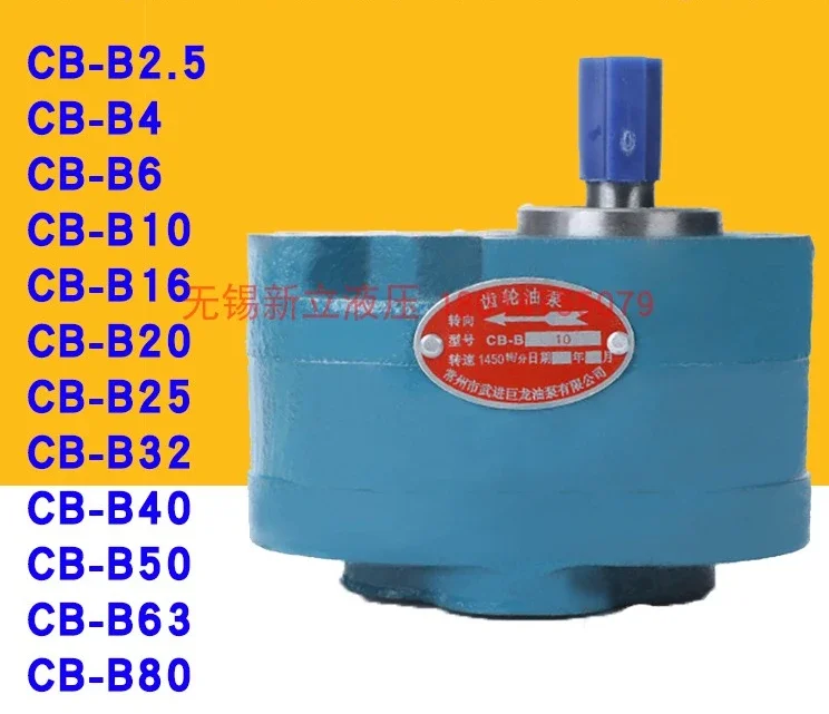 Changzhou Wujin Julong Hydraulic CB-B10/CB-B2.5/B4/B6/B16/B20/B25/B32 Gear Pump