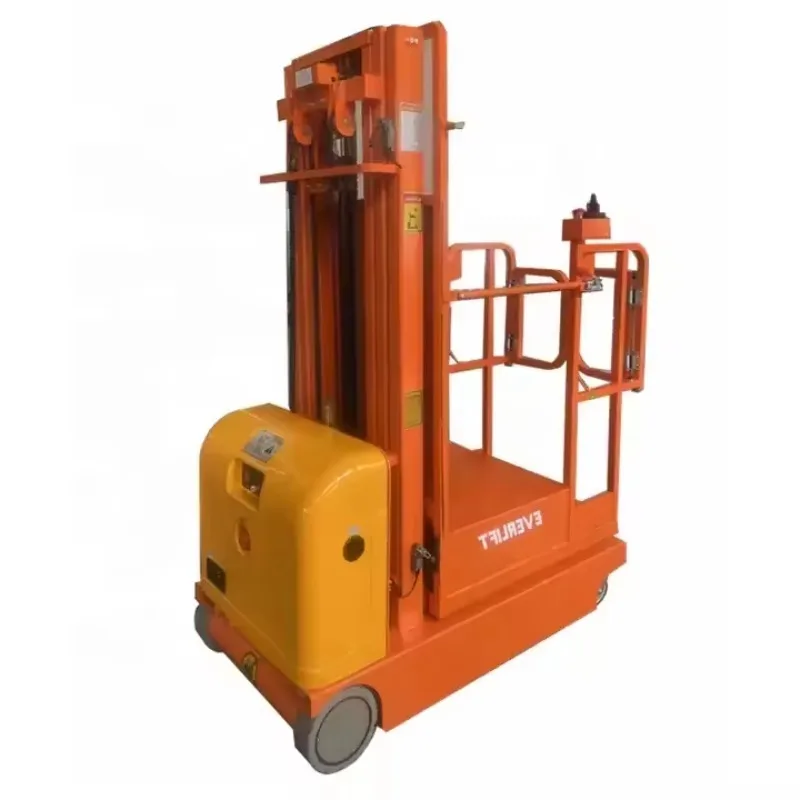 Customized Semi Aerial 300kg Cherry Dual Picking Electric Order Picker Elevated Work Platform Factory Price