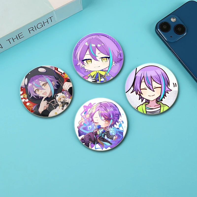 Kamishiro Rui Cartoon Figure Badge Cosplay Singer Anime Brooches Exquisite Cute Enamel Pins for Backpack Accessories Jewelry Hat