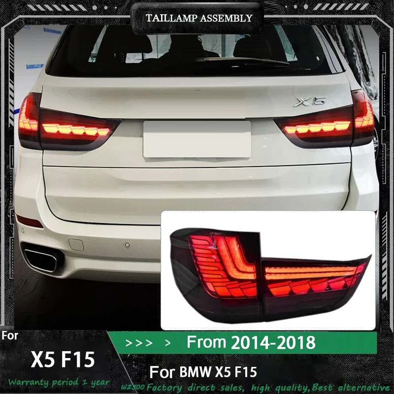 

Автомобильные задние фонари для BMW X5 F15 2014 2015 2016-2018 Модернизированные светодиодные задние фонари Динамический указатель поворота Тормозные DRL Автомобильные аксессуары