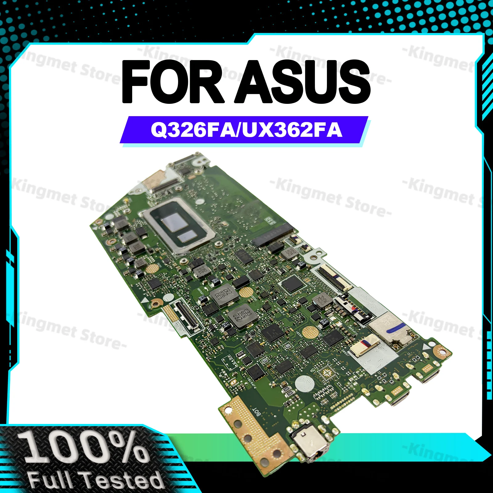 UX362F UX362FA Laptop Motherboard For ASUS ZenBook 13 UX362FA Flip Q326FA Notebook Mainboard With I3 I5 I7 CPU 100% tests OK