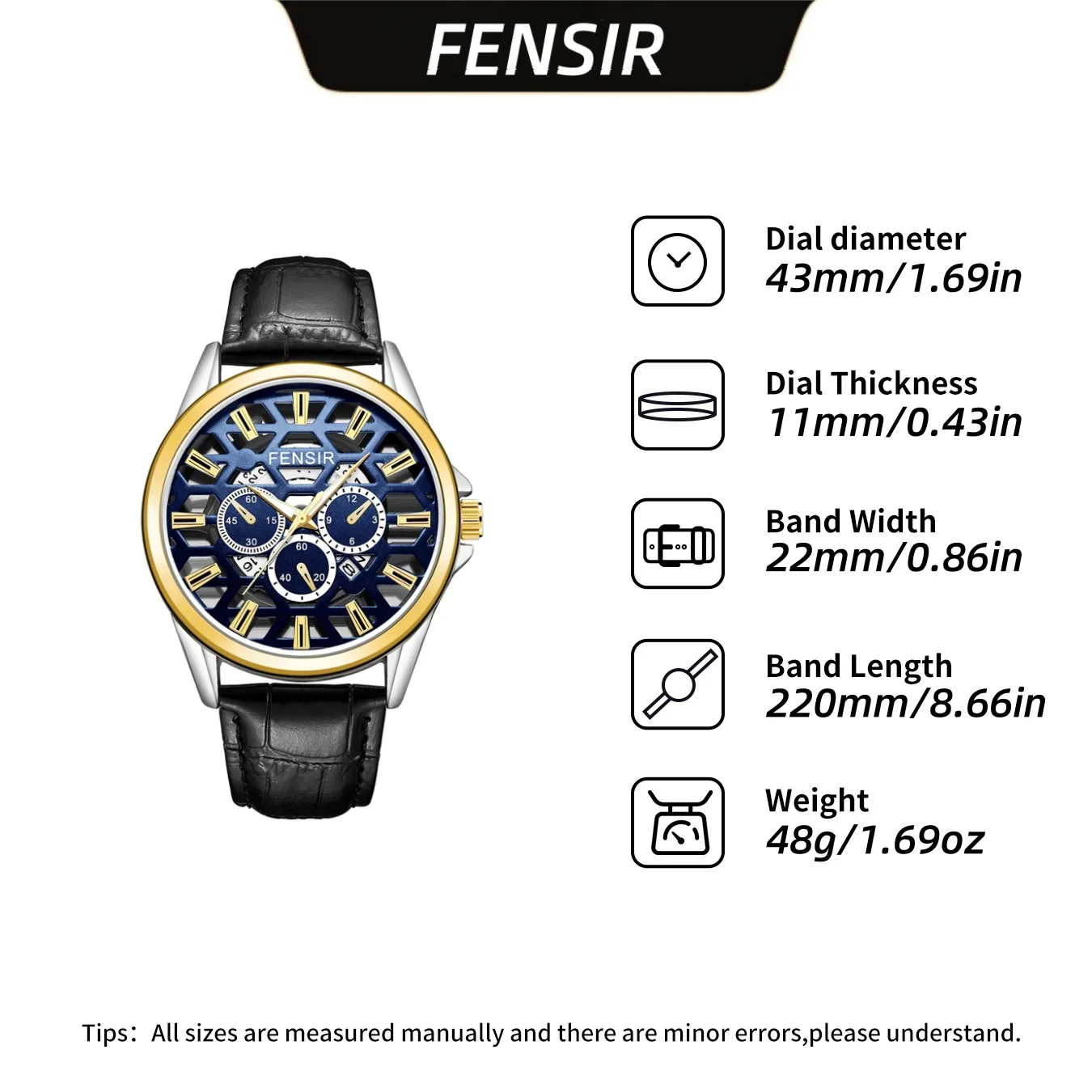 New Fashion Watch for Male Students, Calendar Quartz Wristwatch, Casual and Versatile Personalized Men's Watch with Quartz Movement, Suitable for Daily Wear and Decoration, the Best Gift for Him
