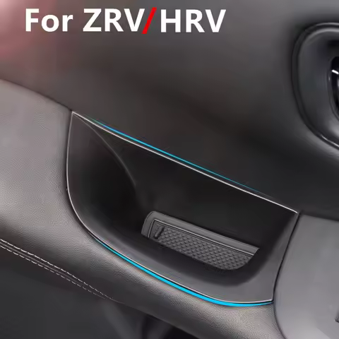 Car Front Door Armrest Storage Box for Storing Grid Interior Products For Honda ZRV HRV LX Sport EX-L 2023-2024