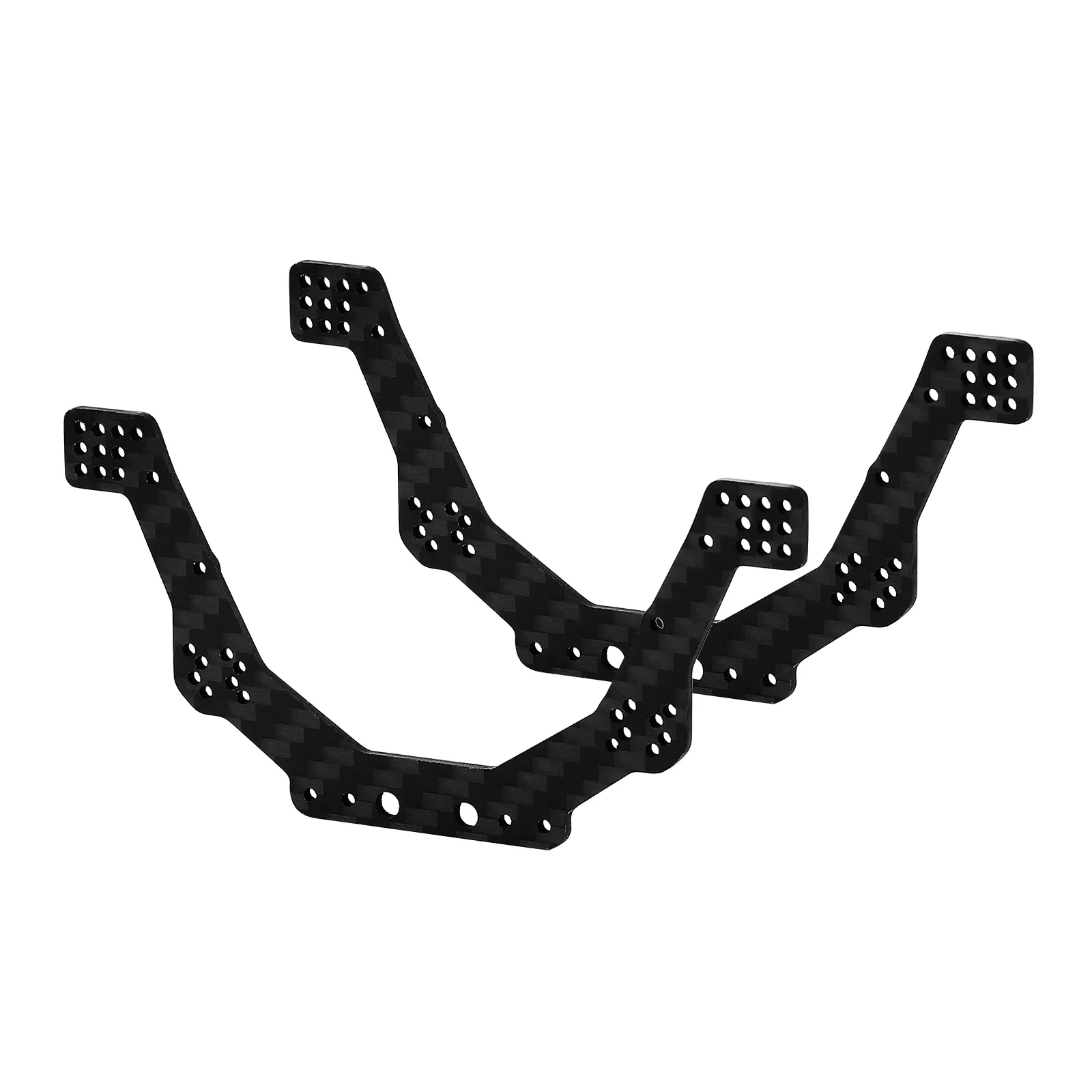 

Black Carbon Fiber Chassis Side Plates for 1/24 RC Crawler Axial AX24 Upgrade