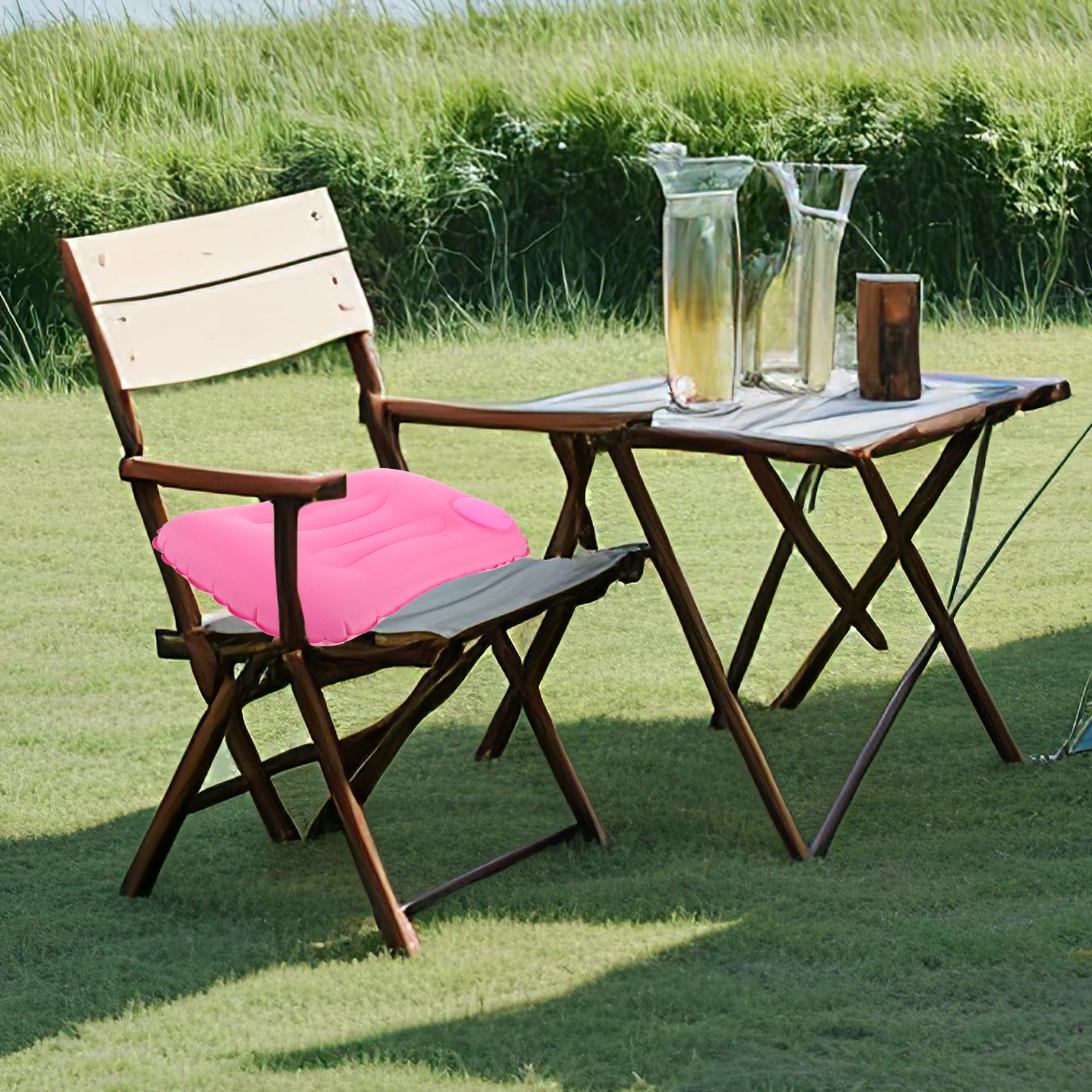 

Inflatable Camping Pillow Inflatable Travel Pillow Compressible Compact Comfortable Ergonomic Air Pillow for Outdoor Hiking Camp