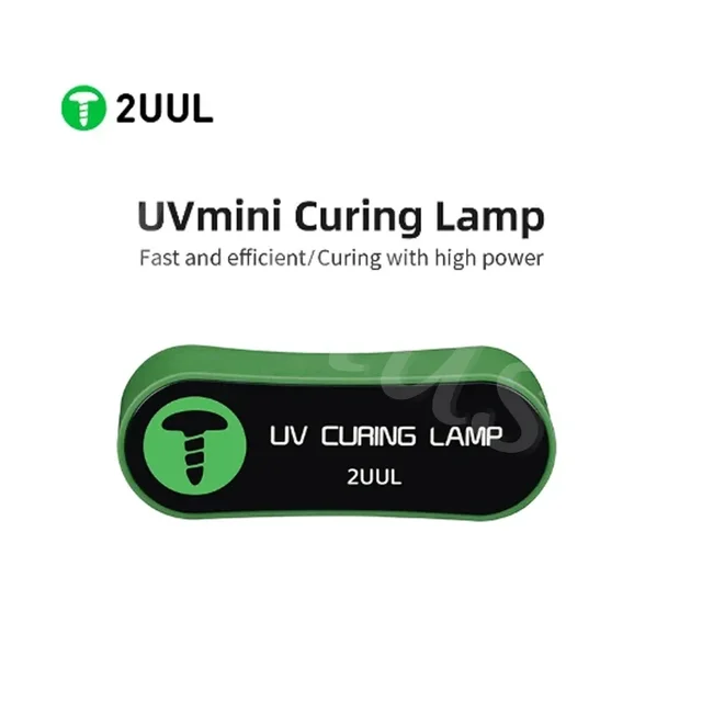 2UUL SC08 365-395nm Dwuzakresowa mini lampa utwardzająca UV Szybko i wydajna, bezprzewodowe użytkowanie, odpowiednia do żu bezcieniowego, kleju optycznego UV
