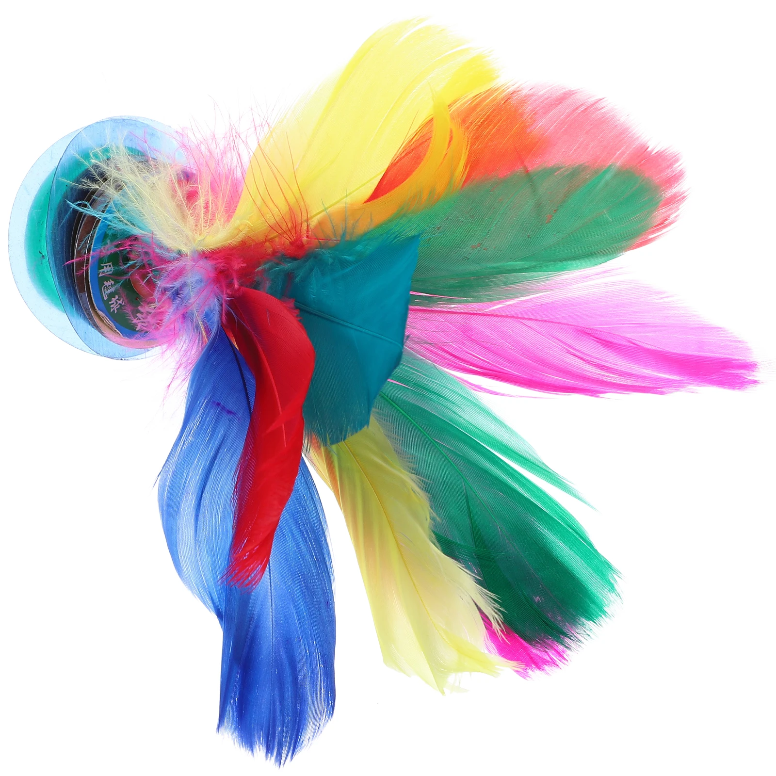 

Colorful Goose Plume Shuttlecock 17cm Kick Jianzi Foot Sports Toy for Kids Adults Outdoor Indoor Game Exercise Toy